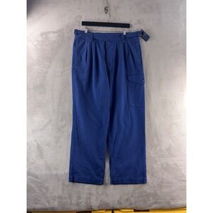 Polo Ralph Lauren Twill Cargo Pants Mens Size 34x30 Blue Relaxed Fit Casual